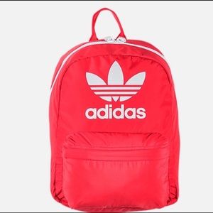 ❤️🌟Host Pick ⭐️❤️Adidas red satin backpack NWT mini